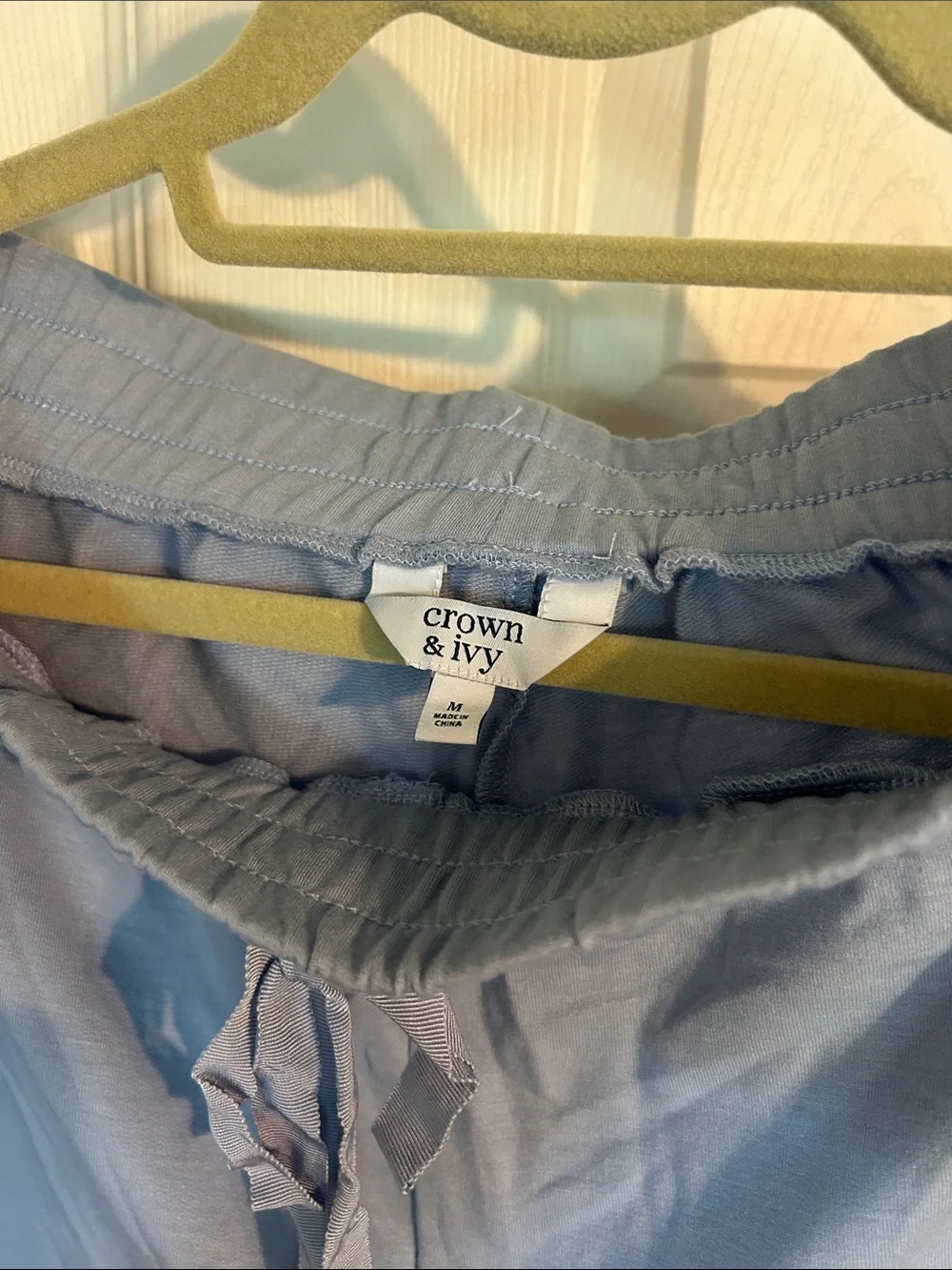Light Blue Women's Drawstring Lounge Pants